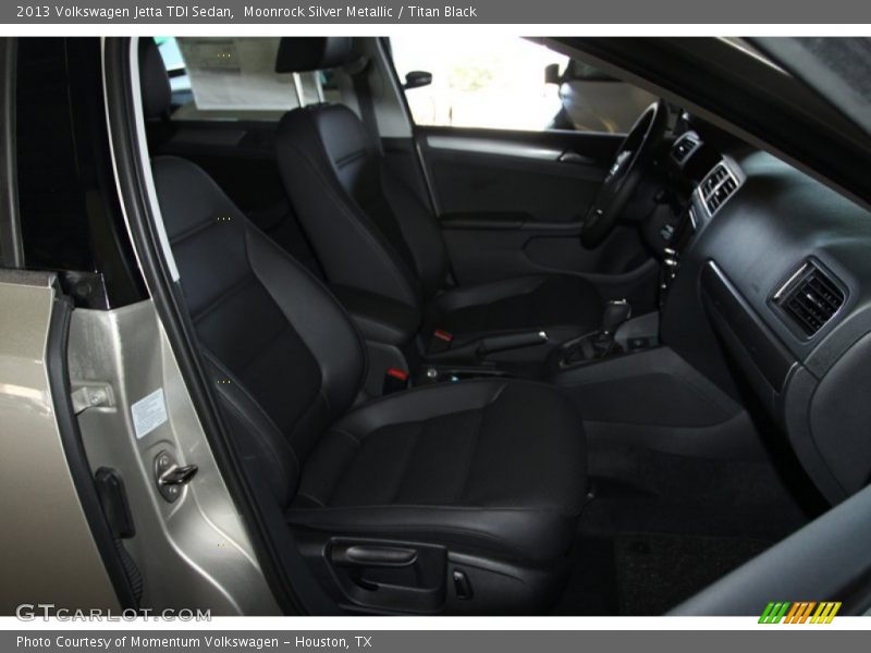 Moonrock Silver Metallic / Titan Black 2013 Volkswagen Jetta TDI Sedan
