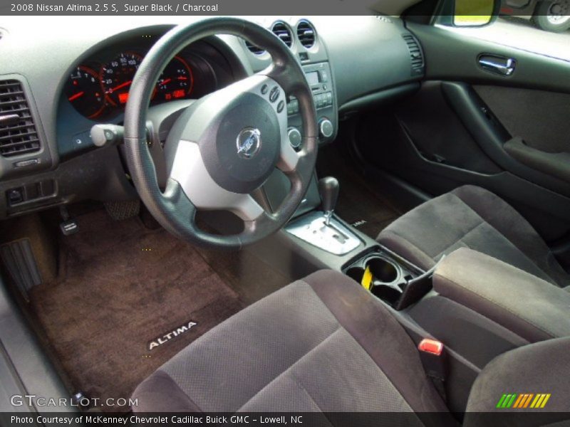 Super Black / Charcoal 2008 Nissan Altima 2.5 S