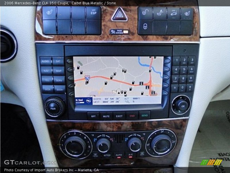 Navigation of 2006 CLK 350 Coupe