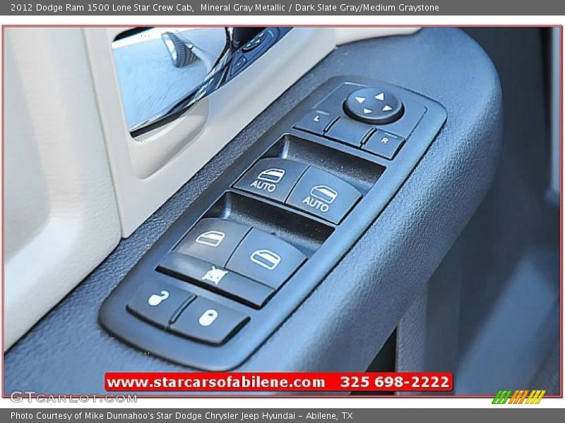 Mineral Gray Metallic / Dark Slate Gray/Medium Graystone 2012 Dodge Ram 1500 Lone Star Crew Cab