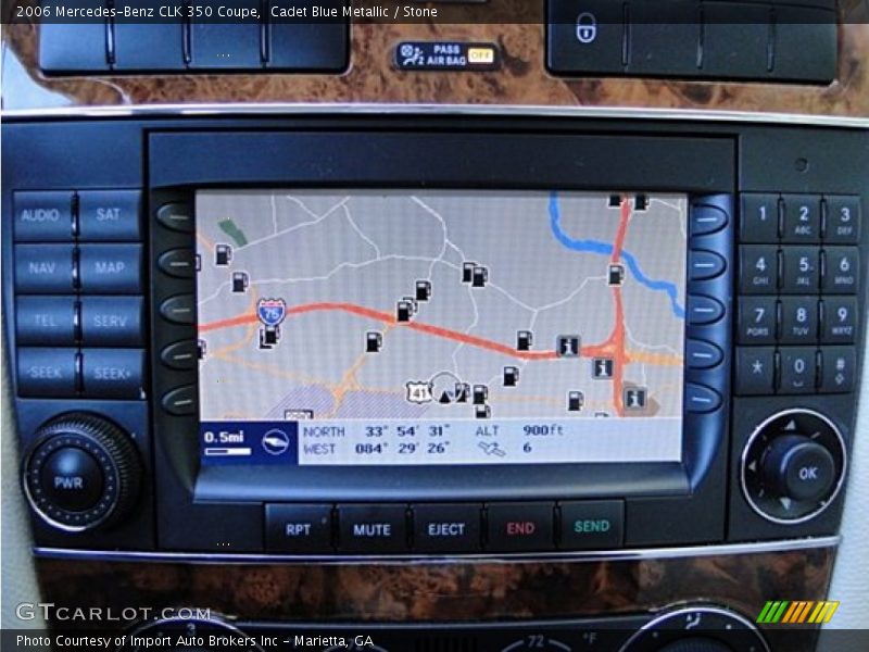 Navigation of 2006 CLK 350 Coupe