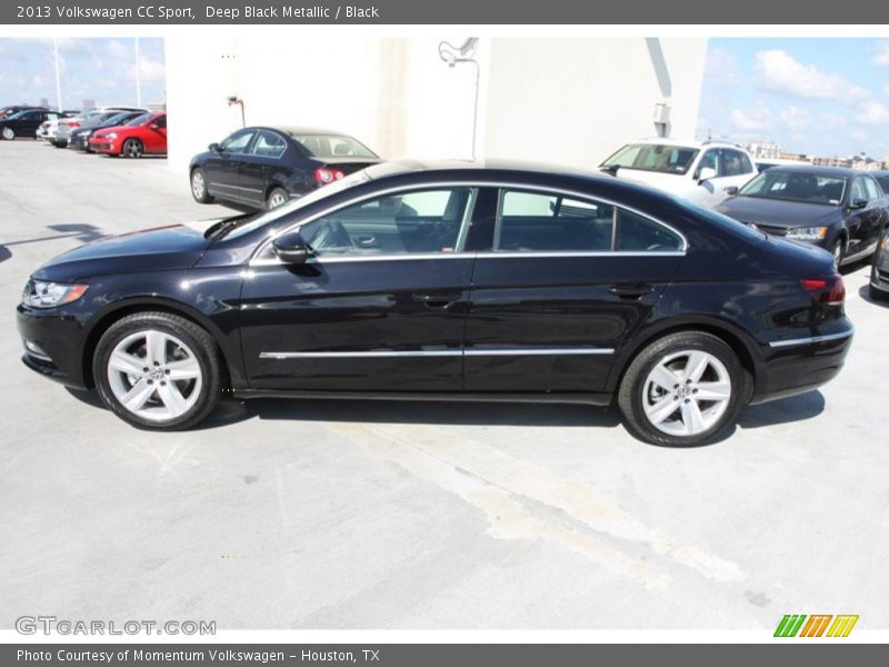 Deep Black Metallic / Black 2013 Volkswagen CC Sport