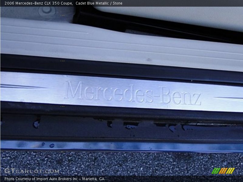 Cadet Blue Metallic / Stone 2006 Mercedes-Benz CLK 350 Coupe