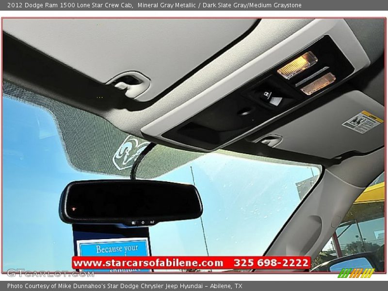 Mineral Gray Metallic / Dark Slate Gray/Medium Graystone 2012 Dodge Ram 1500 Lone Star Crew Cab