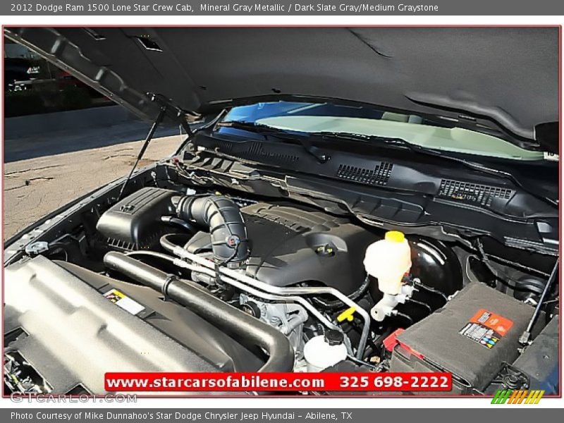 Mineral Gray Metallic / Dark Slate Gray/Medium Graystone 2012 Dodge Ram 1500 Lone Star Crew Cab