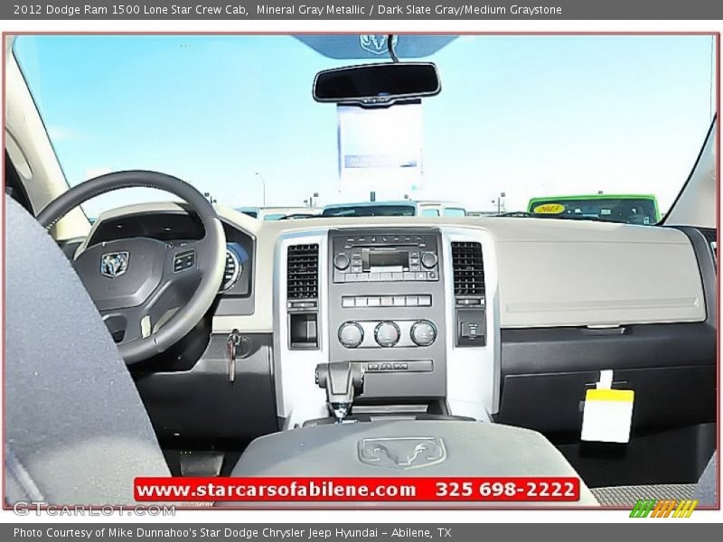 Mineral Gray Metallic / Dark Slate Gray/Medium Graystone 2012 Dodge Ram 1500 Lone Star Crew Cab