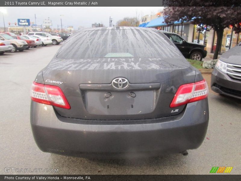 Magnetic Gray Metallic / Ash 2011 Toyota Camry LE