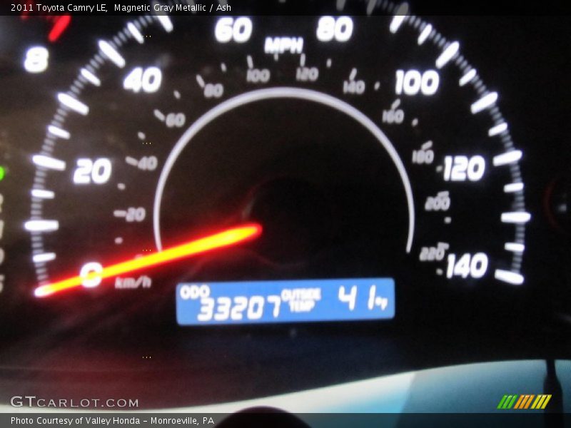 Magnetic Gray Metallic / Ash 2011 Toyota Camry LE