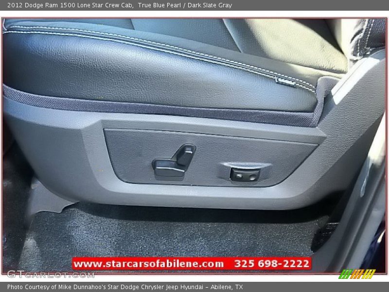 True Blue Pearl / Dark Slate Gray 2012 Dodge Ram 1500 Lone Star Crew Cab