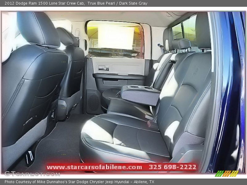 True Blue Pearl / Dark Slate Gray 2012 Dodge Ram 1500 Lone Star Crew Cab