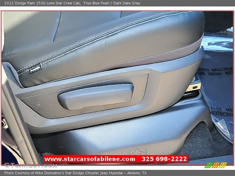 True Blue Pearl / Dark Slate Gray 2012 Dodge Ram 1500 Lone Star Crew Cab