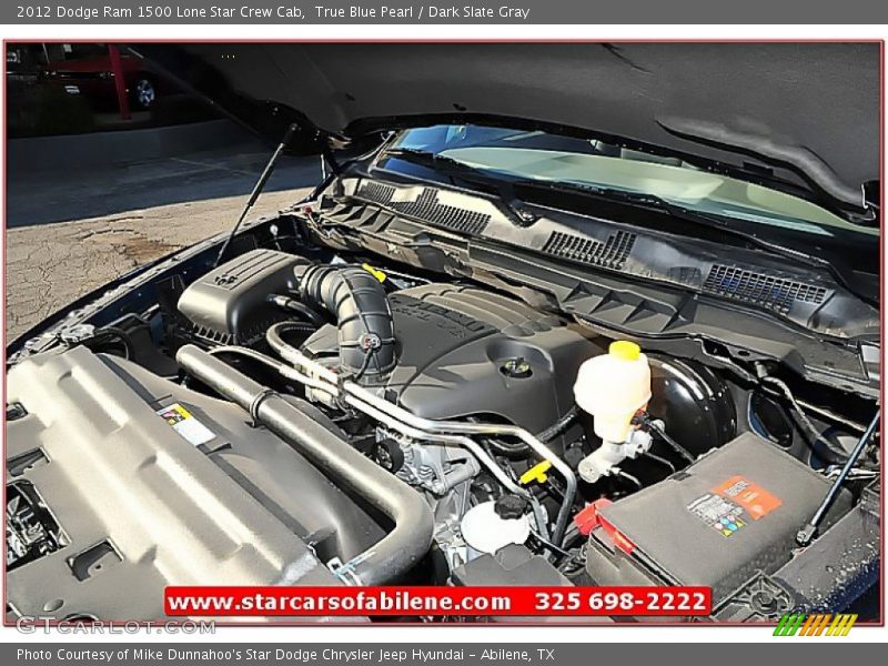 True Blue Pearl / Dark Slate Gray 2012 Dodge Ram 1500 Lone Star Crew Cab