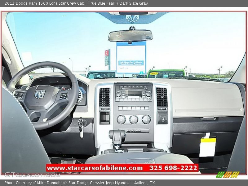 True Blue Pearl / Dark Slate Gray 2012 Dodge Ram 1500 Lone Star Crew Cab