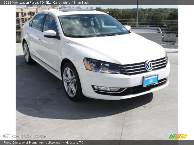 Candy White / Titan Black 2013 Volkswagen Passat TDI SEL