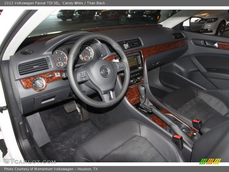 Candy White / Titan Black 2013 Volkswagen Passat TDI SEL