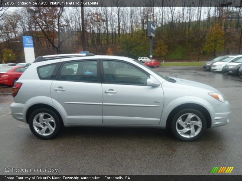 Platinum Metallic / Graphite 2005 Pontiac Vibe AWD