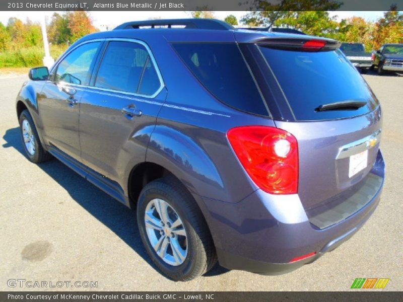 Atlantis Blue Metallic / Jet Black 2013 Chevrolet Equinox LT