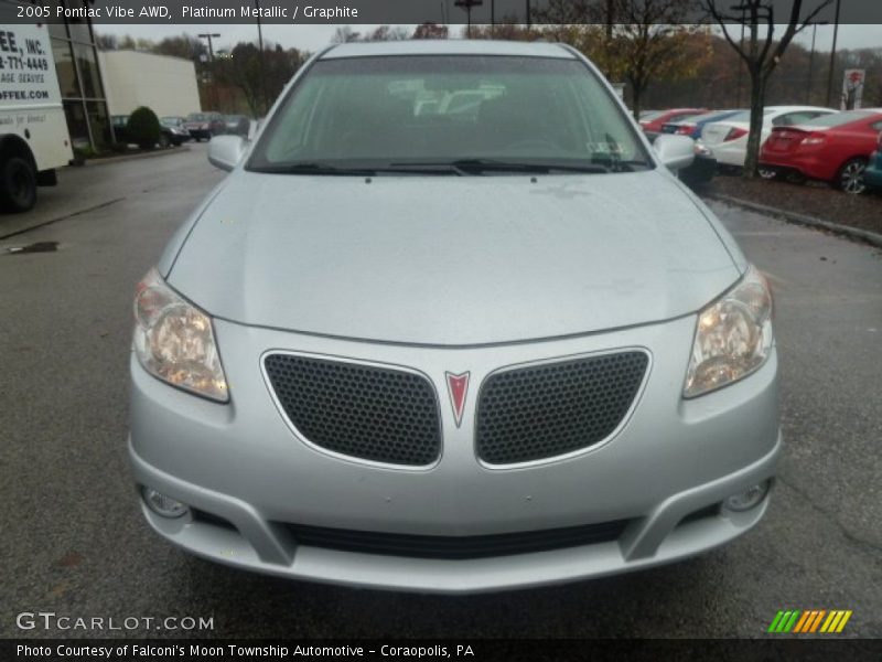 Platinum Metallic / Graphite 2005 Pontiac Vibe AWD