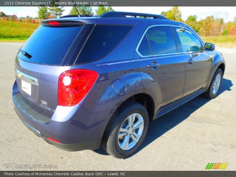 Atlantis Blue Metallic / Jet Black 2013 Chevrolet Equinox LT
