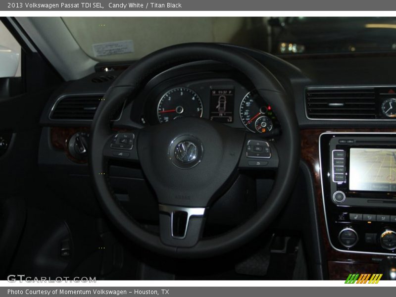 Candy White / Titan Black 2013 Volkswagen Passat TDI SEL