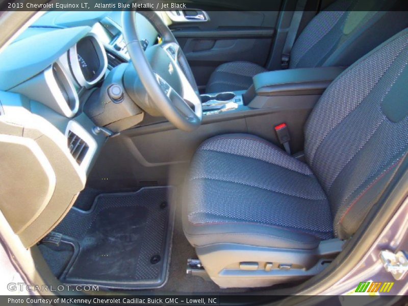 Atlantis Blue Metallic / Jet Black 2013 Chevrolet Equinox LT