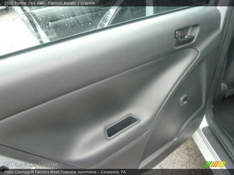 Platinum Metallic / Graphite 2005 Pontiac Vibe AWD