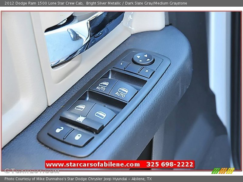 Bright Silver Metallic / Dark Slate Gray/Medium Graystone 2012 Dodge Ram 1500 Lone Star Crew Cab