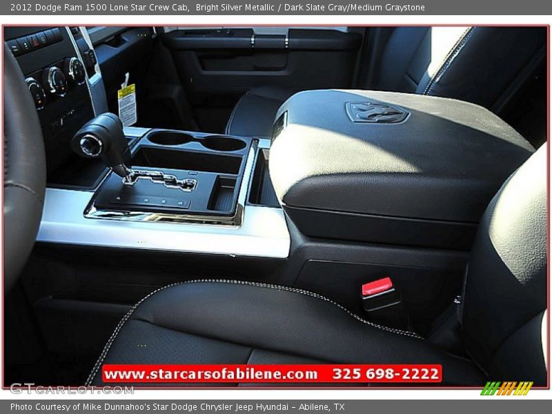 Bright Silver Metallic / Dark Slate Gray/Medium Graystone 2012 Dodge Ram 1500 Lone Star Crew Cab