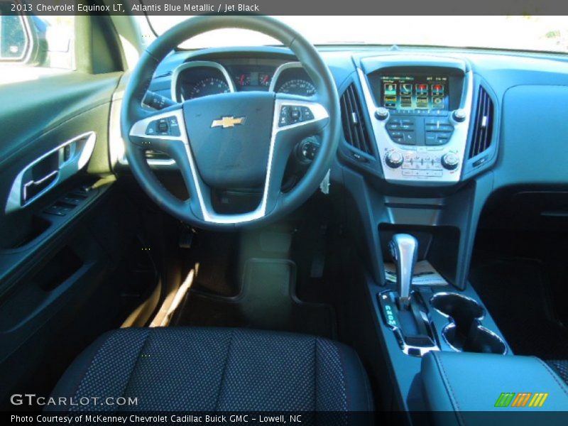 Atlantis Blue Metallic / Jet Black 2013 Chevrolet Equinox LT