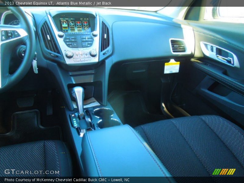 Atlantis Blue Metallic / Jet Black 2013 Chevrolet Equinox LT