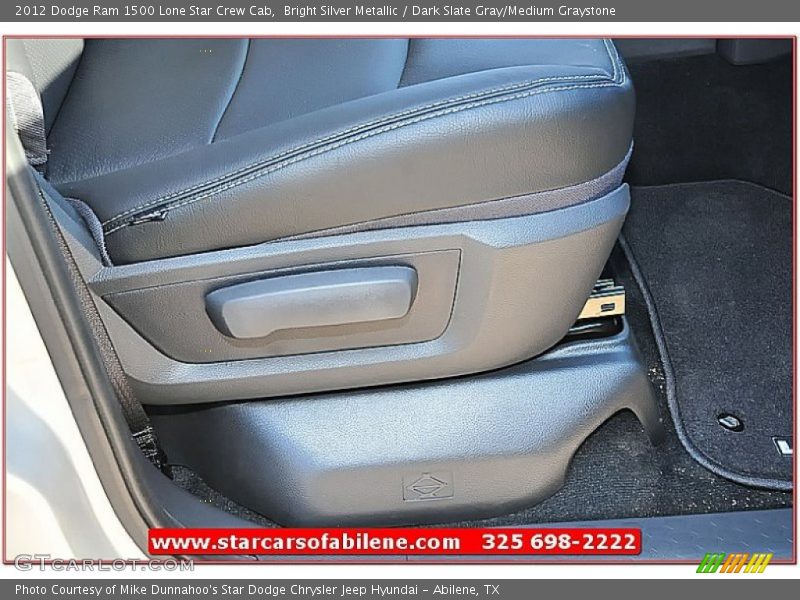 Bright Silver Metallic / Dark Slate Gray/Medium Graystone 2012 Dodge Ram 1500 Lone Star Crew Cab
