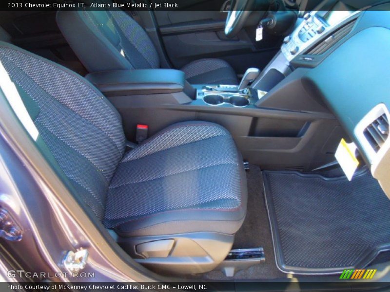 Atlantis Blue Metallic / Jet Black 2013 Chevrolet Equinox LT