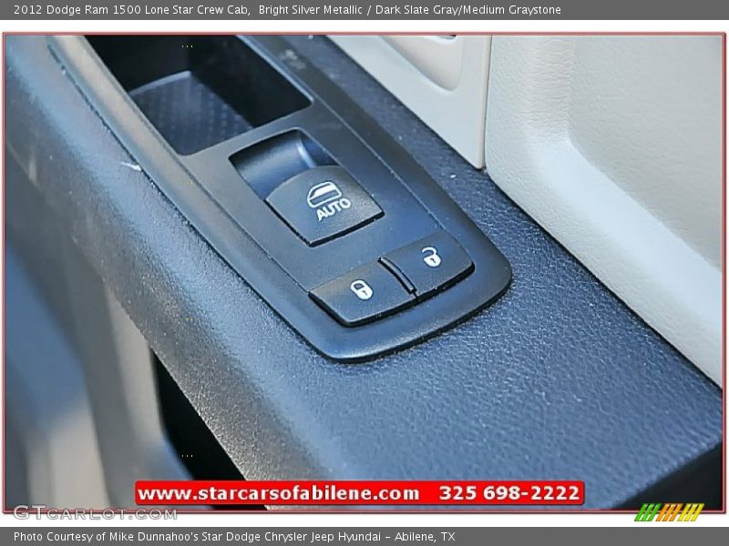Bright Silver Metallic / Dark Slate Gray/Medium Graystone 2012 Dodge Ram 1500 Lone Star Crew Cab