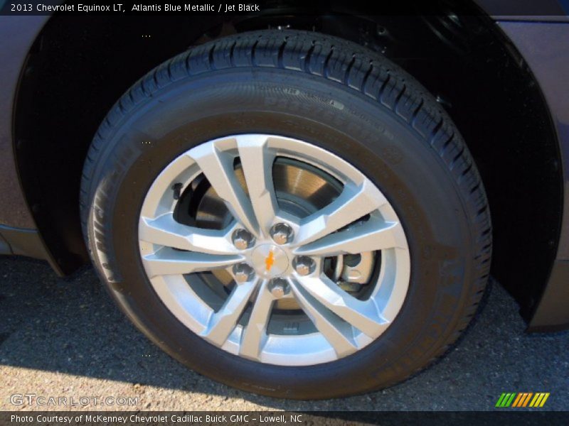 Atlantis Blue Metallic / Jet Black 2013 Chevrolet Equinox LT