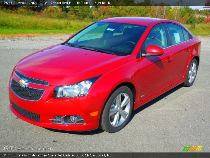 Crystal Red Metallic Tintcoat / Jet Black 2013 Chevrolet Cruze LT/RS