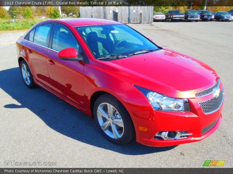 Crystal Red Metallic Tintcoat / Jet Black 2013 Chevrolet Cruze LT/RS