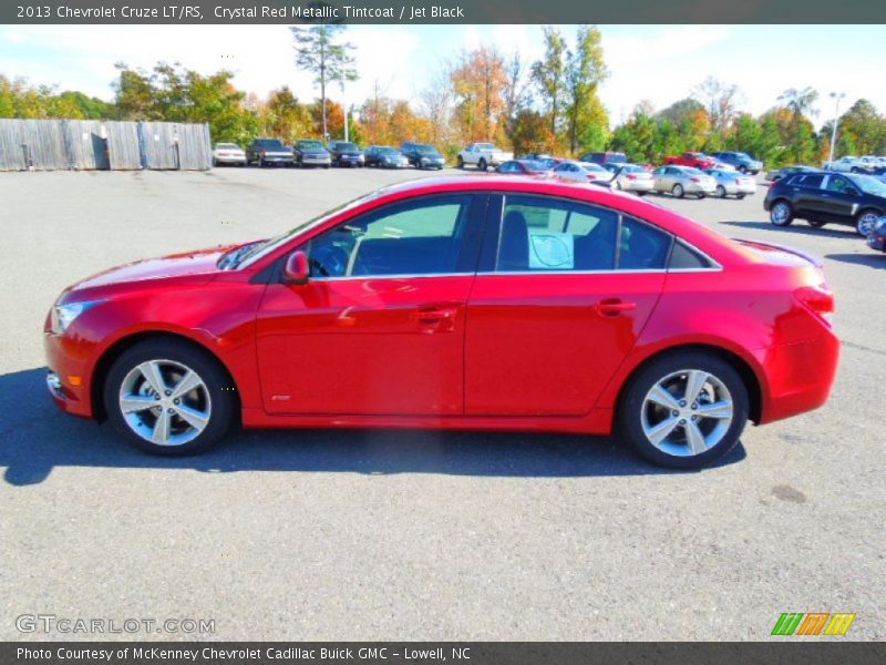 Crystal Red Metallic Tintcoat / Jet Black 2013 Chevrolet Cruze LT/RS