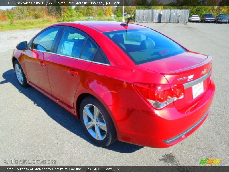 Crystal Red Metallic Tintcoat / Jet Black 2013 Chevrolet Cruze LT/RS