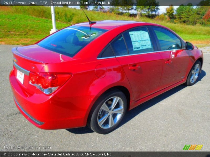 Crystal Red Metallic Tintcoat / Jet Black 2013 Chevrolet Cruze LT/RS
