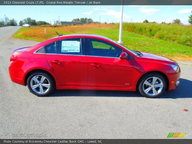 Crystal Red Metallic Tintcoat / Jet Black 2013 Chevrolet Cruze LT/RS