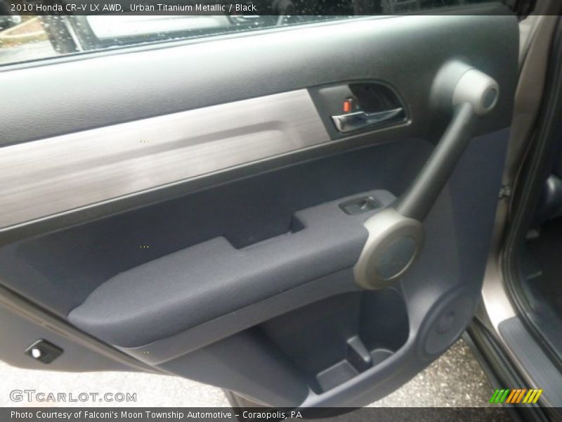 Urban Titanium Metallic / Black 2010 Honda CR-V LX AWD