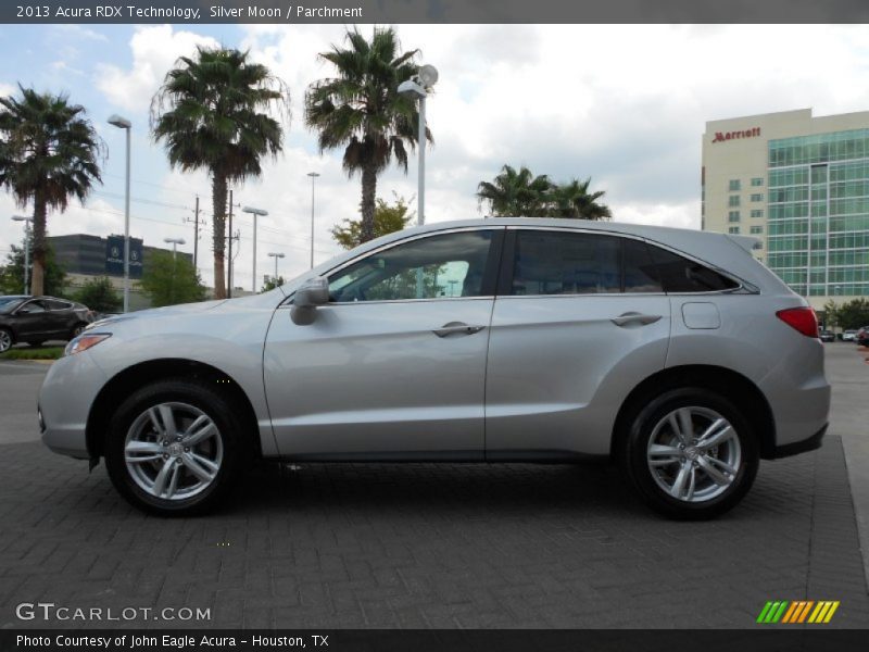 Silver Moon / Parchment 2013 Acura RDX Technology
