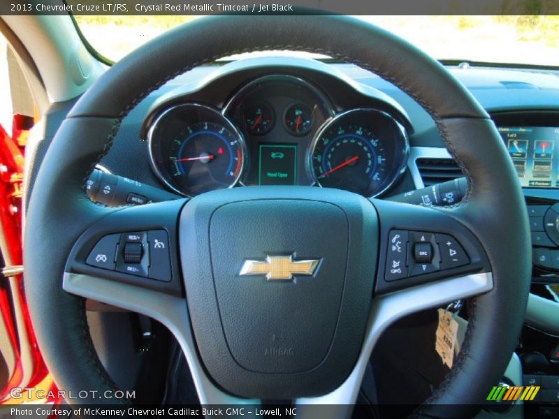 Crystal Red Metallic Tintcoat / Jet Black 2013 Chevrolet Cruze LT/RS
