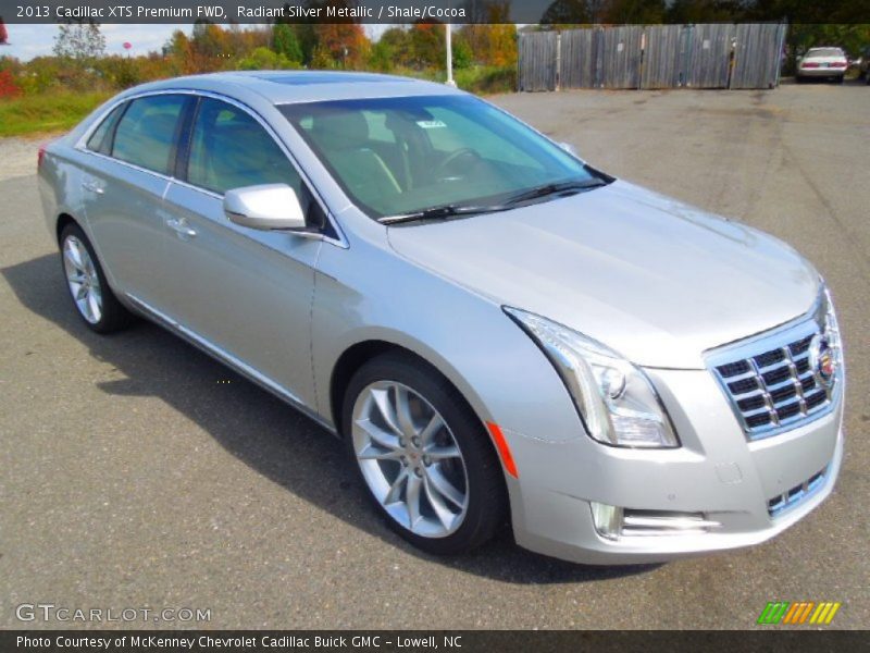 Radiant Silver Metallic / Shale/Cocoa 2013 Cadillac XTS Premium FWD