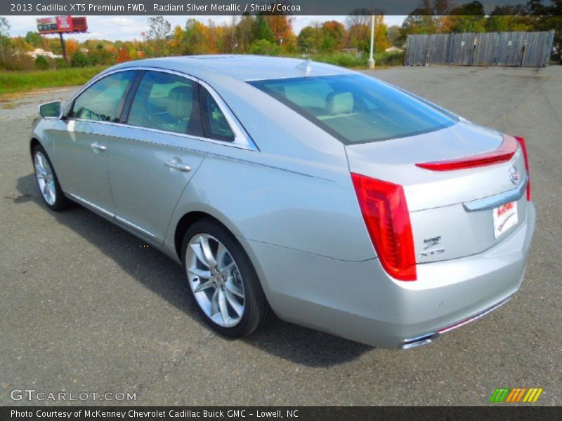 Radiant Silver Metallic / Shale/Cocoa 2013 Cadillac XTS Premium FWD