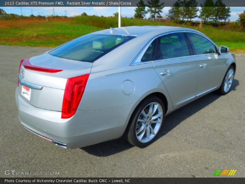 Radiant Silver Metallic / Shale/Cocoa 2013 Cadillac XTS Premium FWD