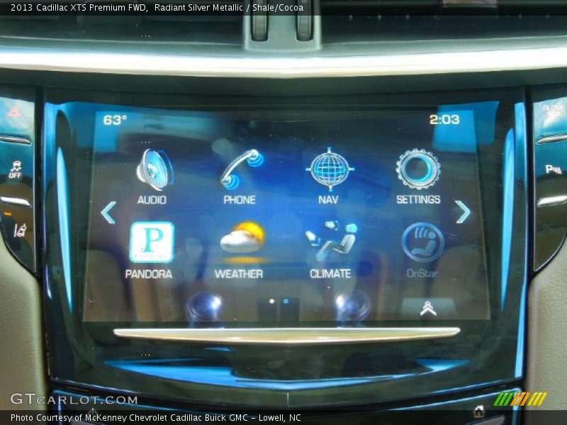 Radiant Silver Metallic / Shale/Cocoa 2013 Cadillac XTS Premium FWD