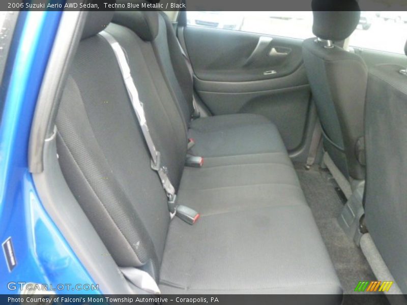 Techno Blue Metallic / Black 2006 Suzuki Aerio AWD Sedan