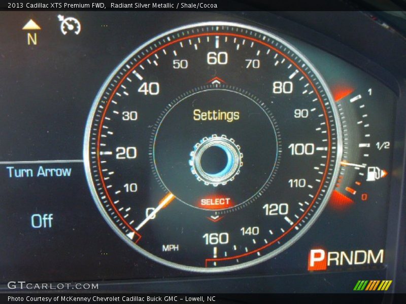 Radiant Silver Metallic / Shale/Cocoa 2013 Cadillac XTS Premium FWD