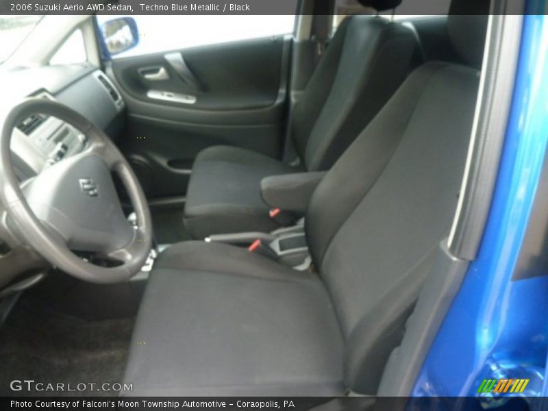 Techno Blue Metallic / Black 2006 Suzuki Aerio AWD Sedan